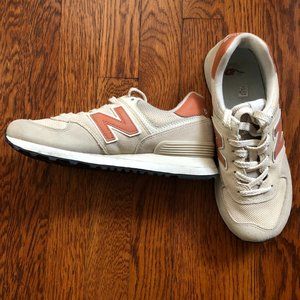 New Balance 574 Core- cream, dove grey, terra cotta